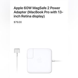 Apple 60W MagSafe 2 Power Adapter - used